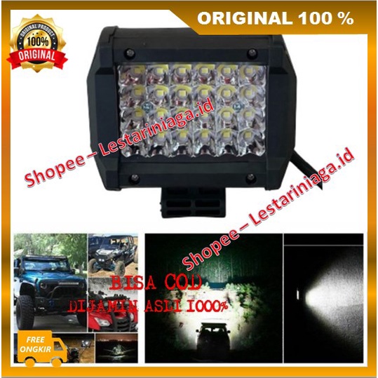 Lampu Sorot 24 Titik Led Waterproof  Tembak Sorot Led Cree Motor Mobil 24 Titik ORIGINAL