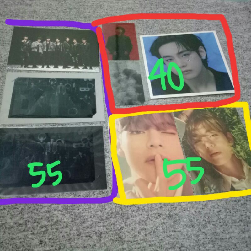 postcard mediheal hybe insight lenti mcb map of the soul concept photobook taehyung v bts mots one p