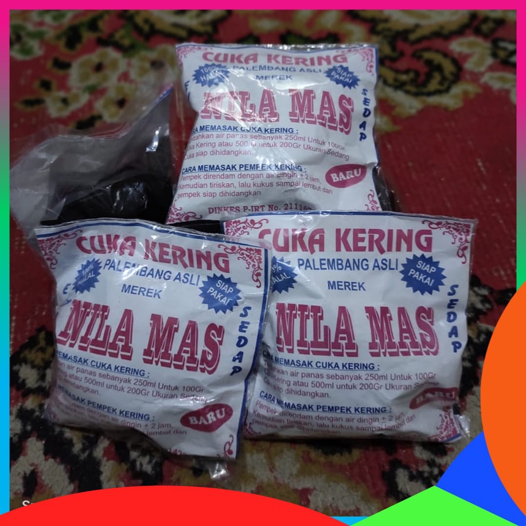 

CUKO PEMPEK KERING NILA MAS BIANG CUKA PEMPEK PALEMBANG BUNGKUSAN PRAKTIS ENAK SEDAP SIAP SAJI