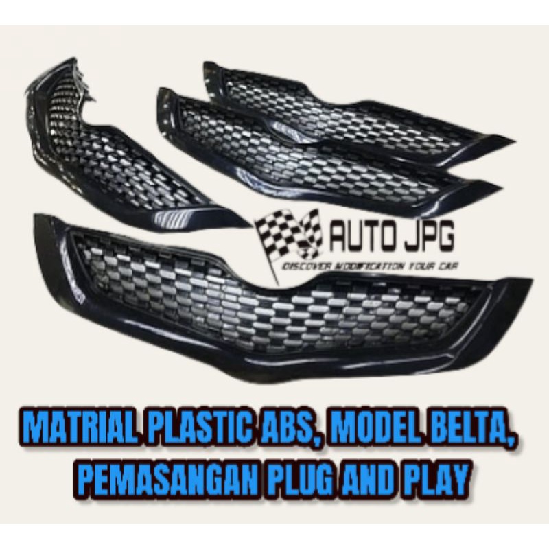 Grill new vios 2008 - 2012 belta sporty