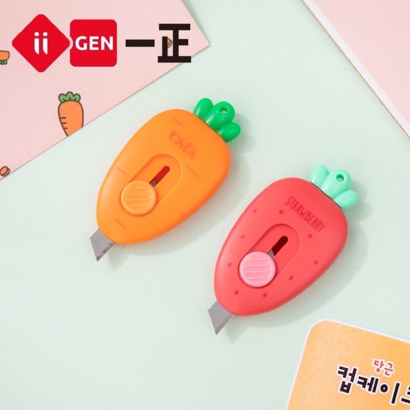 

[riBBon] Cutter Mini Wortel Strawberry/ Pemotong Kertas