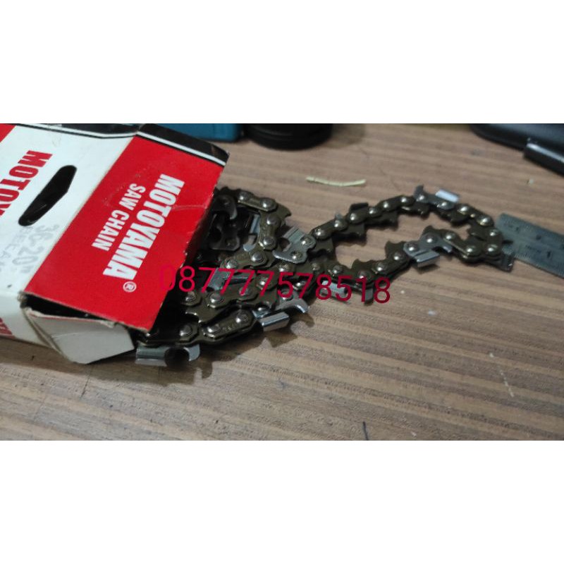 Chain Chain Saw 22 Inch  Rantai Chain Saw 22Inch  Spare Part Chain saw