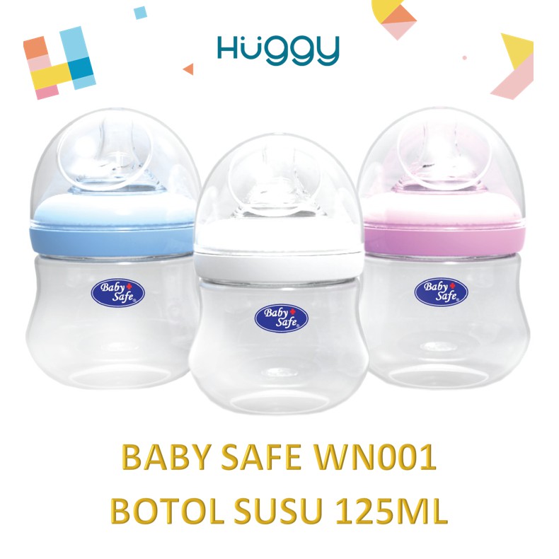 Baby Safe WN01 WN02 Wide Neck Bottle 150ml 250ml  Botol Susu Anak Bayi Murah