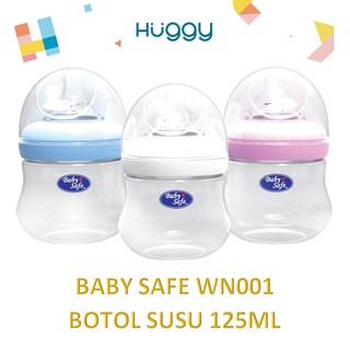 Image of Baby Safe WN001 Wide Neck Bottle 125 ml 4oz Botol Susu Anak Bayi Murah