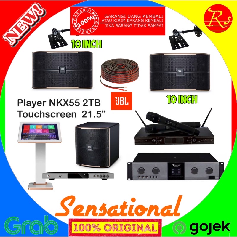Paket sound system set jbl Pro karaoke room original