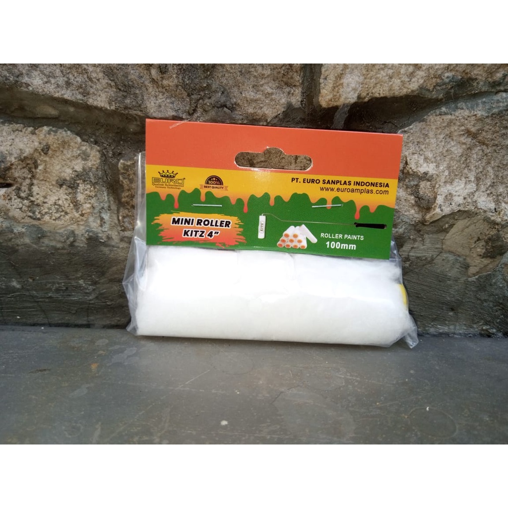 Refill mini roll kitz bulu kapal 4&quot; murah jakarta