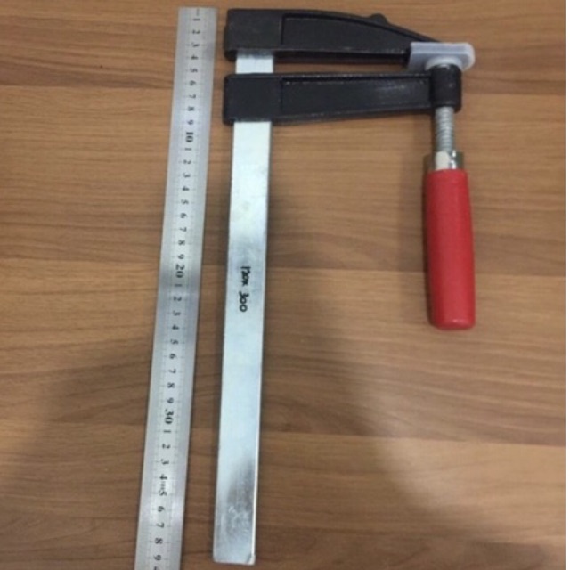 Bais kayu papan f300 catok papan f clamp kayu f 300mili klem f catok kayu 30cm klem jepit papan kayu