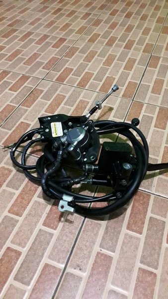 rem depan cakram depan rem belakang fullset honda scoopy new led 2018