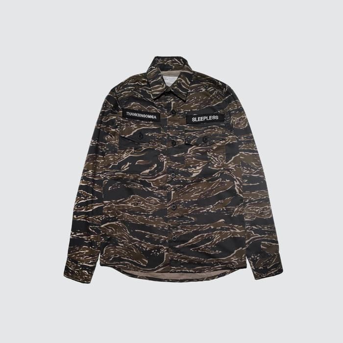 NEW KT THANKSINSOMNIA JACKET | ANKA CAMO | BROWN - BROWN, S