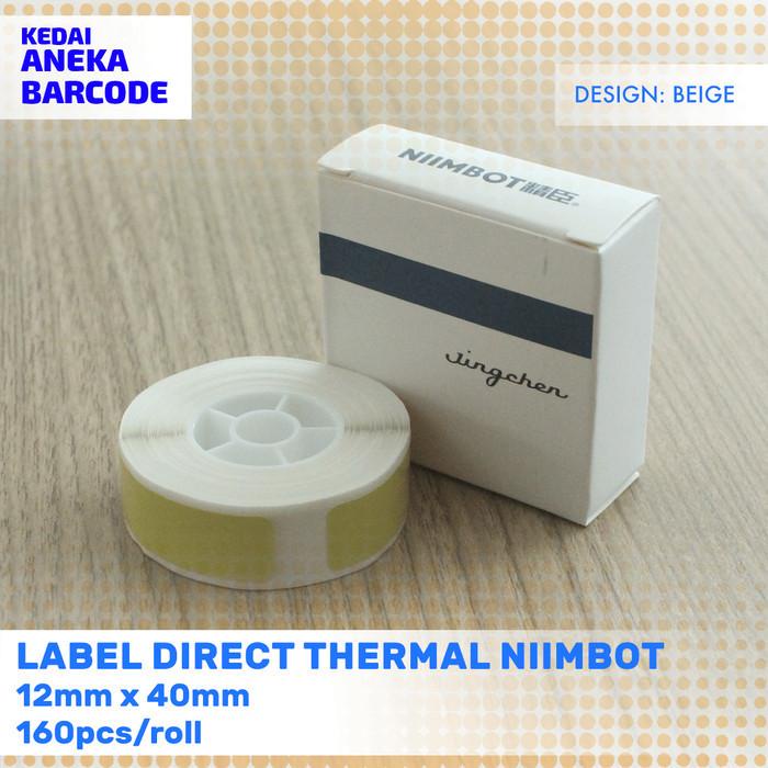 

[Cod] Label Direct Thermal Polos 12Mm X 40Mm Untuk Niimbot D11