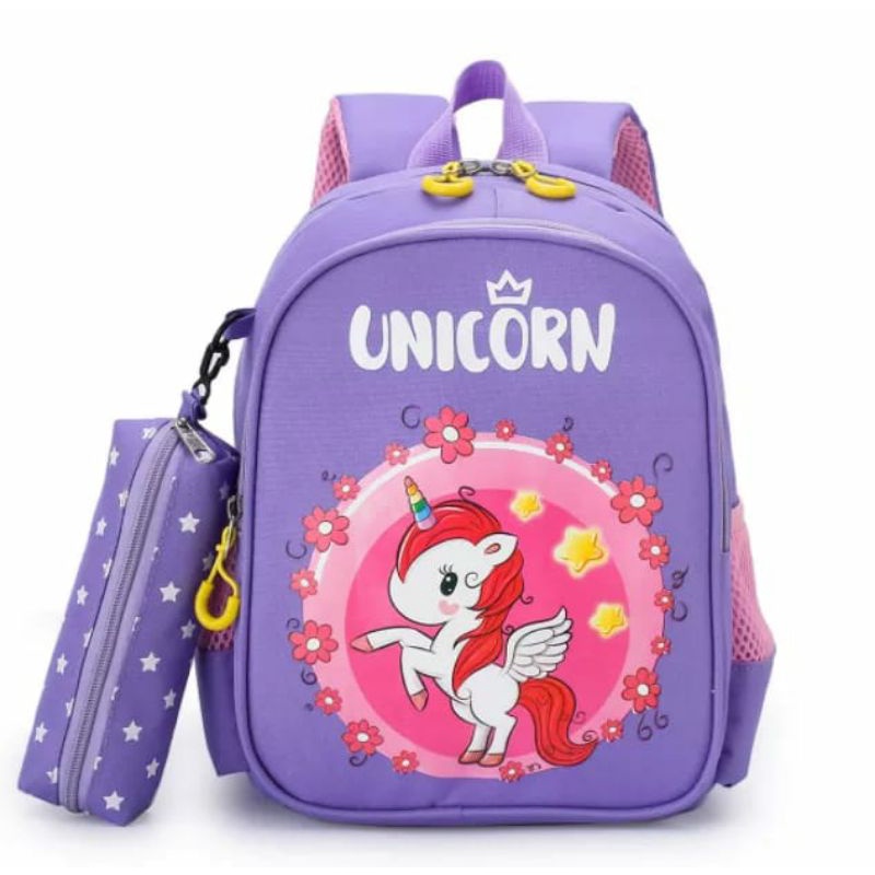 Tas Ransel Anak Perempuan UNICORN / Backpack Kuda Fony / tas anak cewek