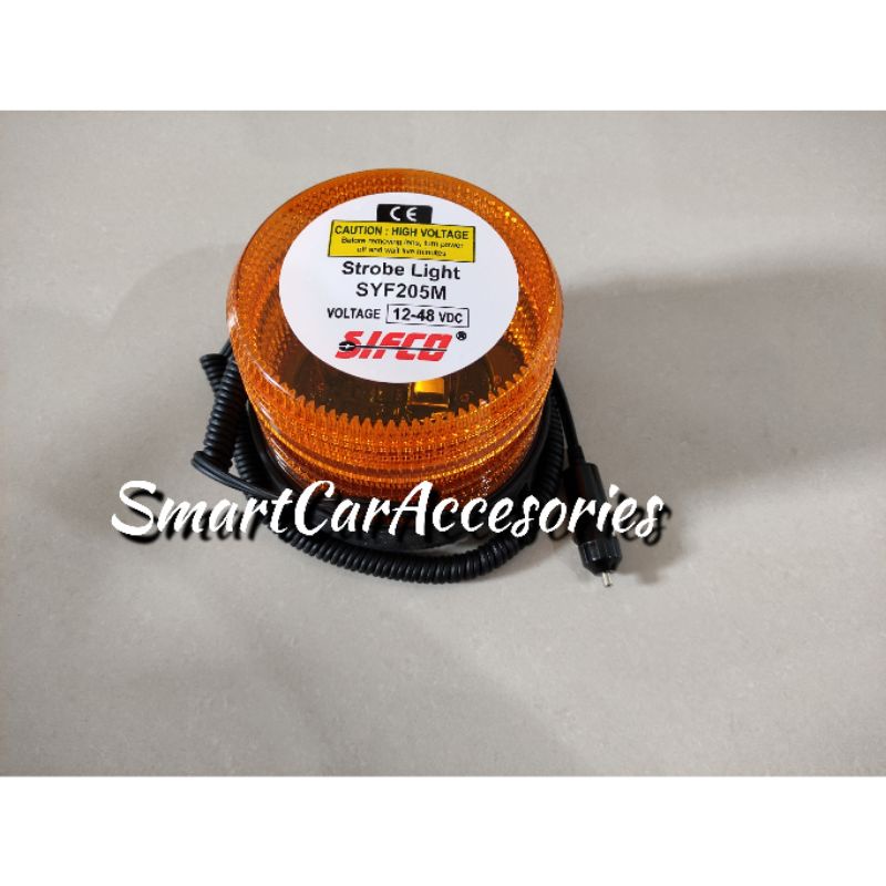 Lampu Rotary Magnet Blitz Sifco 205M Amber Kuning Blue Biru