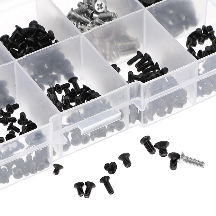 ISI 500PCS Baut Laptop Screw Kecil M2 M2.5 M3 Notebook Toshiba Dell Samsung Asus Acer Lenovo