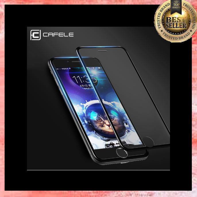 CAFELE ANTI GORES TEMPERED GLASS 3D IPHONE 7 | 7 PLUS PUTIH GH3311 IT