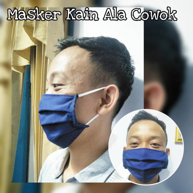 Masker Kain EARLOOP OXSFORD ORI