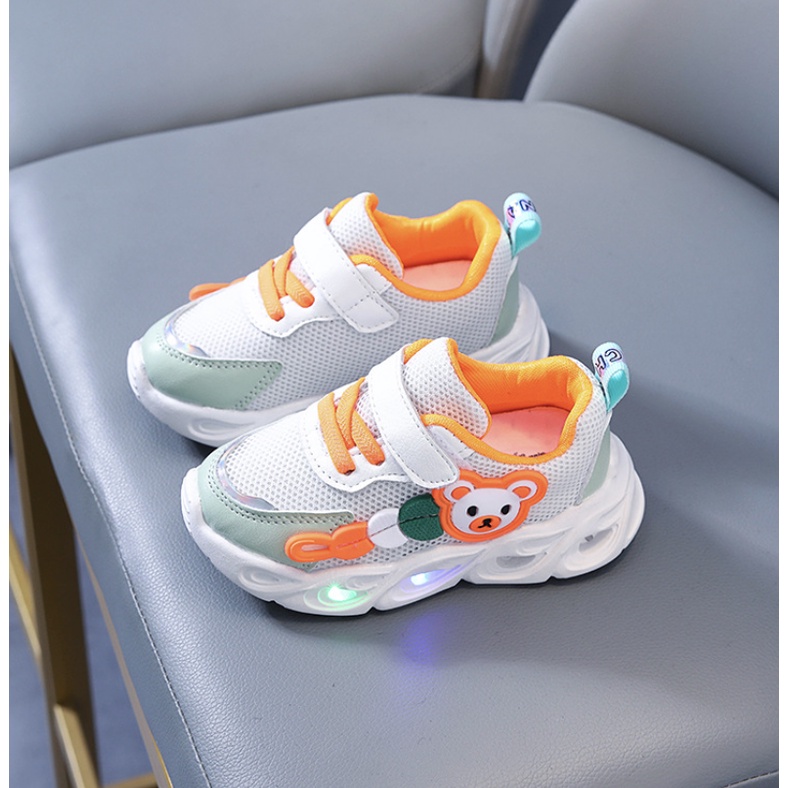 babyfit WULEDD [21-30] sepatu lampu LED shoes sneakers anak sekolah import gs-0913r