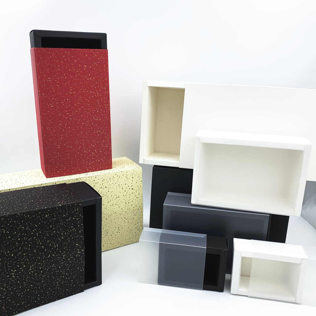 

[1pcs M-L] MINIMAL 5PCS Packaging/Box Kotak/Kosong/Souvenir/hampers/Dessert Snack