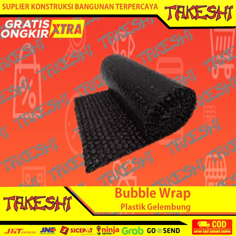 

BUBBLE WRAP ROLL 50M X 1,25M HITAM PUTIH