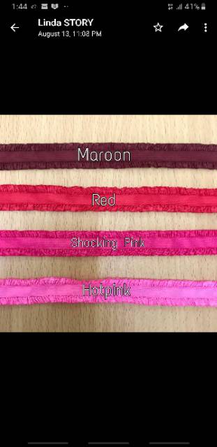 1 YARD - KARET FOE RUFFLE  / KARET BANDANA RENDA