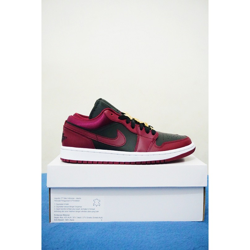 maroon jordan 1 low