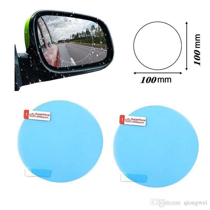 [BISA COD] Anti Fog Bulat Spion Mobil Besar Universal 100Mm X 100Mm 10Cm X 10Cm Fed40G Fre tisu