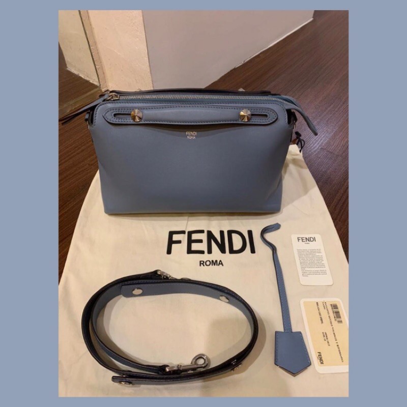 Preloved FENDI By The Way Small Blue Ladio 2015