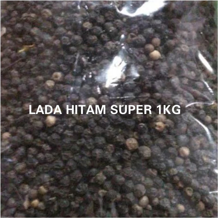 

Promo Terbatas - Lada Hitam Butir -Biji Merica Hitam -Pure Black Papper 1000Gr