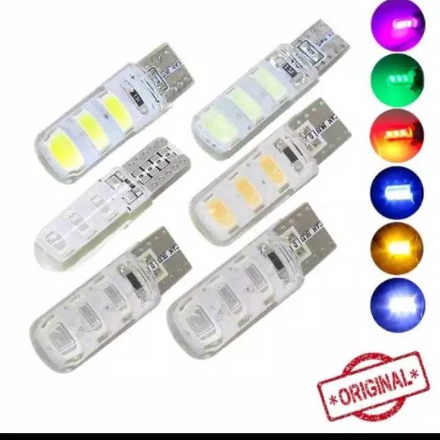 LAMPU SEN LED JELLY T10/LAMPU SENJA LED T10 - Satuan