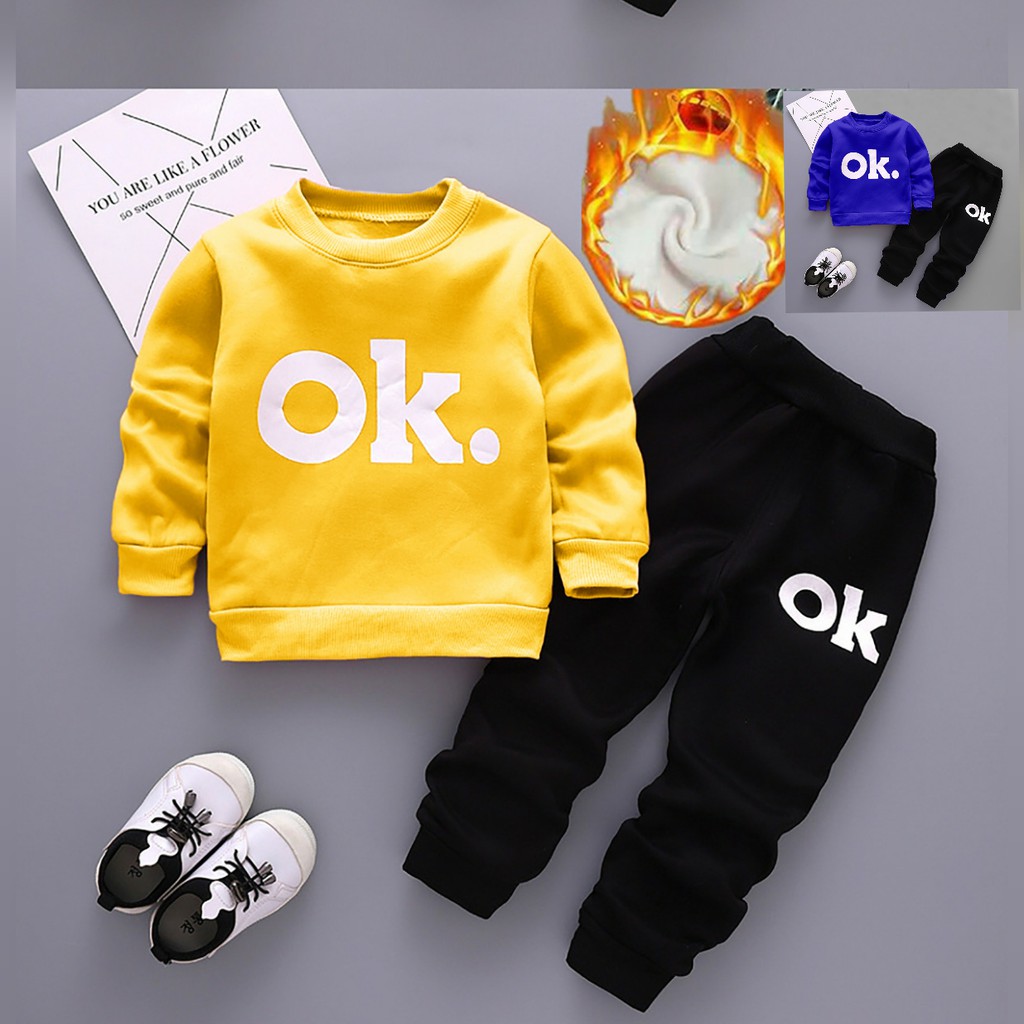 MUKZHOP - SETELAN OK KIDS /setelan anak / baju anak / satu set / baju anak model terbaru