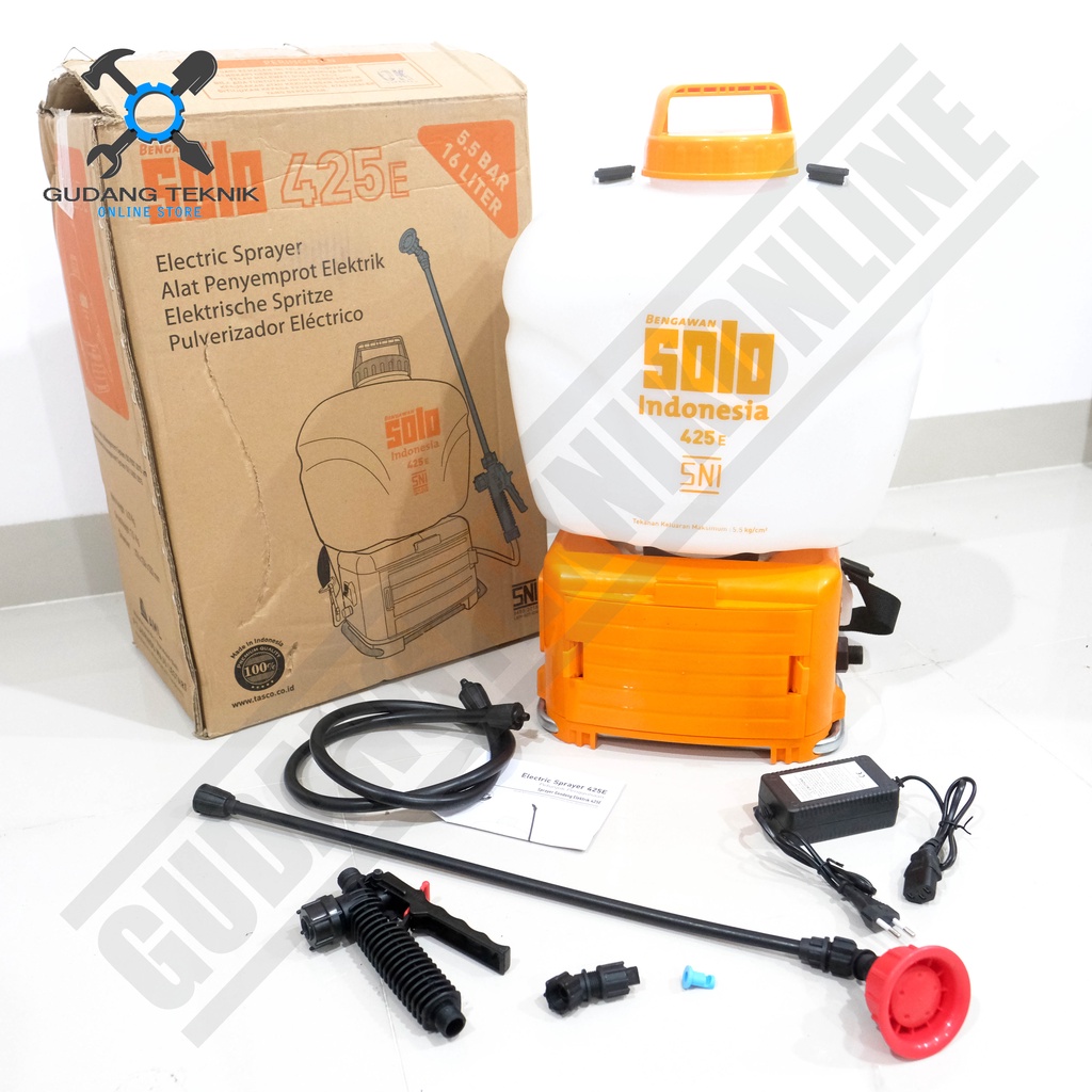 Sprayer Hama Elektrik 15L SOLO 425E / Alat Semprot Semprotan Obat Hama Elektrik 15 Liter 425 SOLO