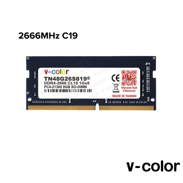 V-COLOR DDR4 8GB 2666MHz SODIMM / RAM Notebook DDR4 8Gb 2666Mhz