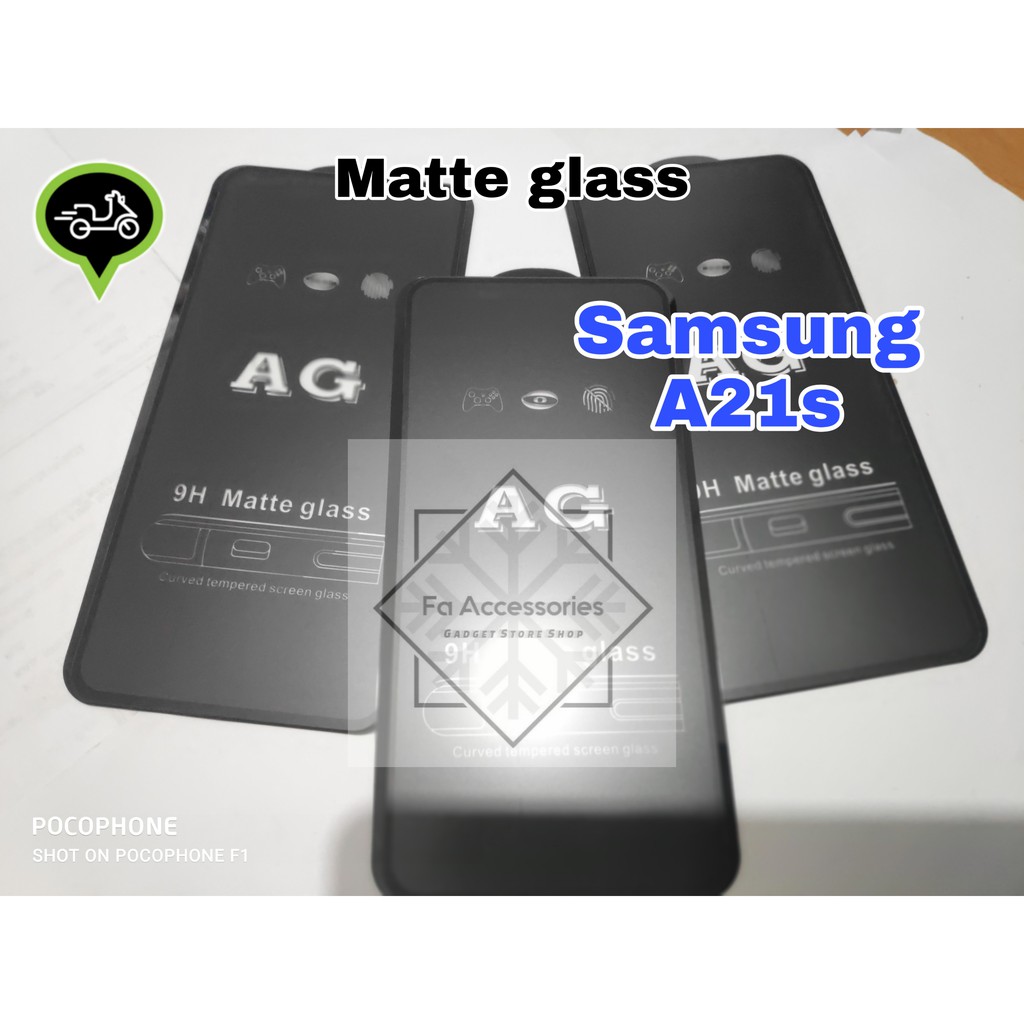 FA tempered glass matte SAMSUNG A21 A21S anti glear anti gores minyak matte glass