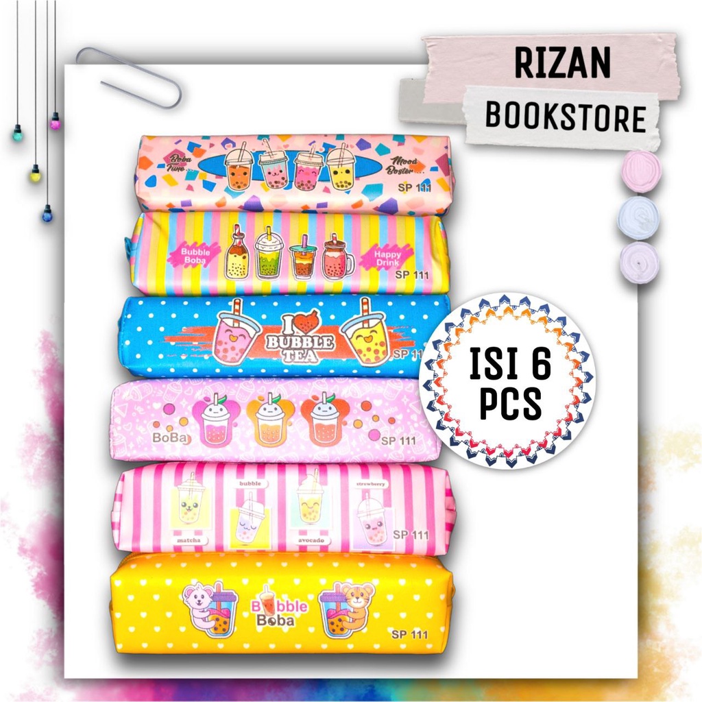 

Paket RESELLER Kotak Pensil Gambar Boba (6 PCS)
