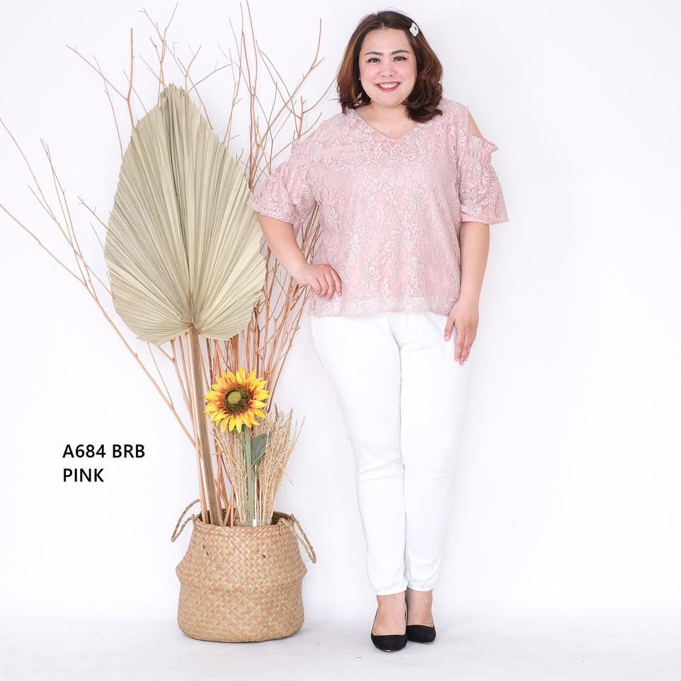 FLASH SALE Hanbai - Vanka Atasan brokat JUMBO 684