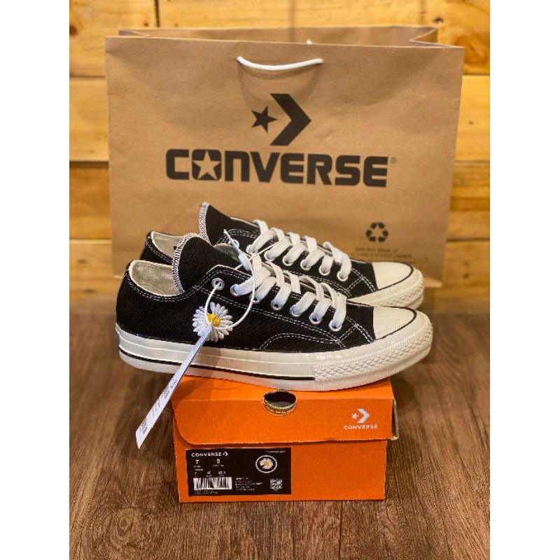 Converse 70s low peaceminusone "black egret/black white"