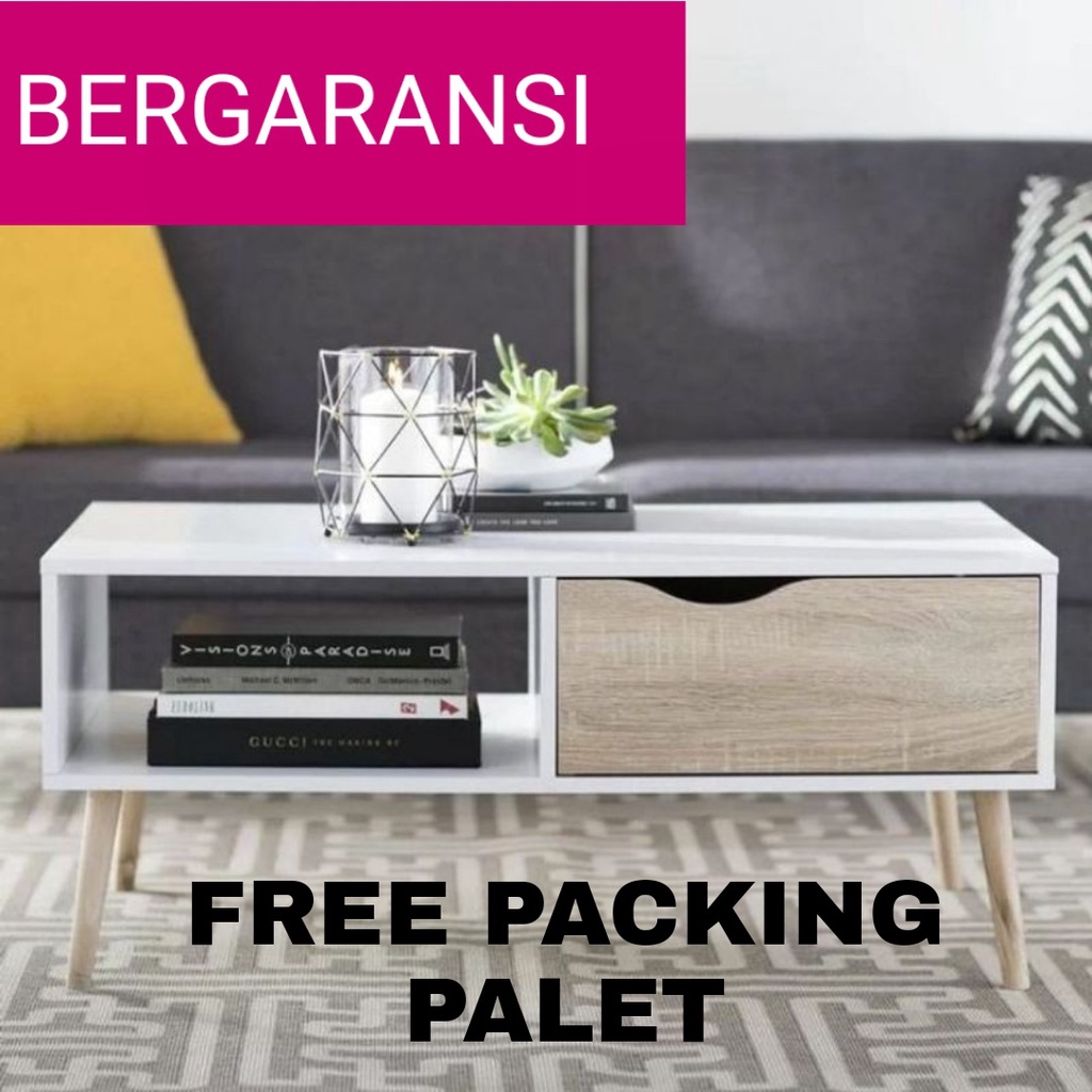 Jual Meja Minimalis Meja Ruang Tamu Meja minimalis 2 laci meja tv