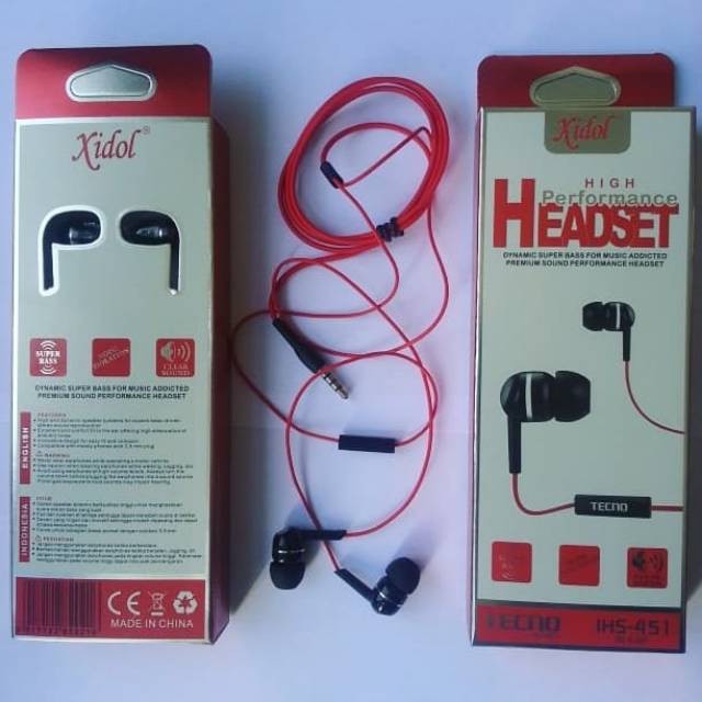 Handsfree XIDOL Full Bass / Headset , Earphone Xidol