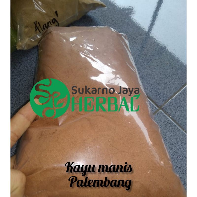 

Kayu manis palembang serbuk/bubuk murni% kemasaan 500gram