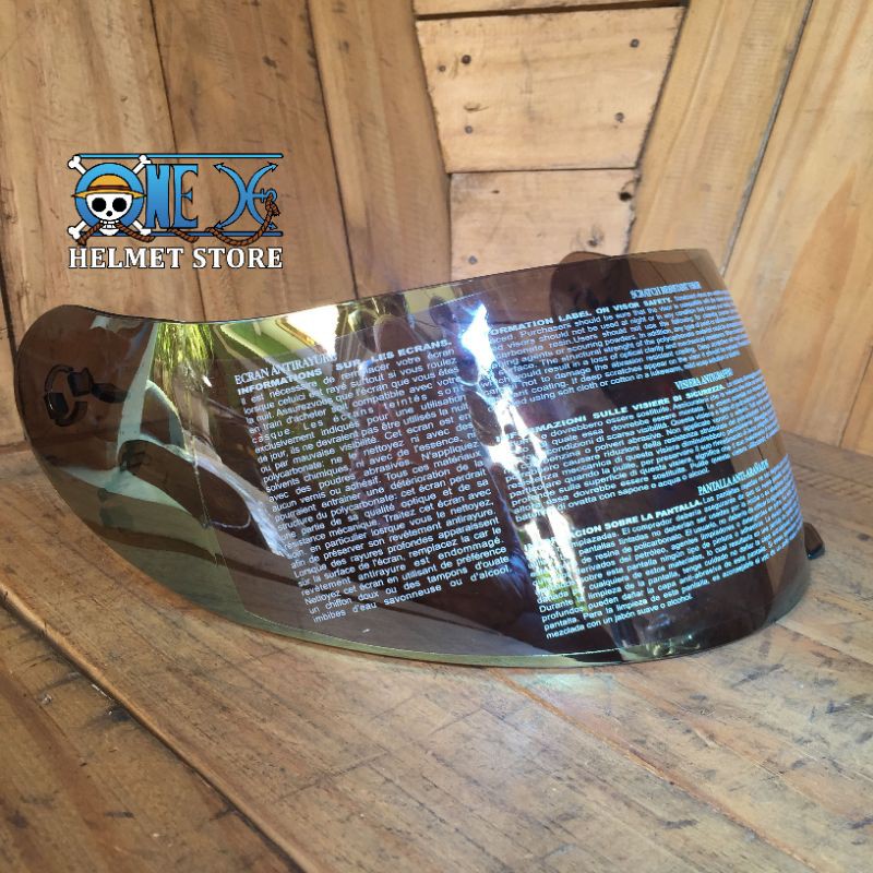 VISOR ZEUS ZS806 GOLD - ZEUS 811 SILVER