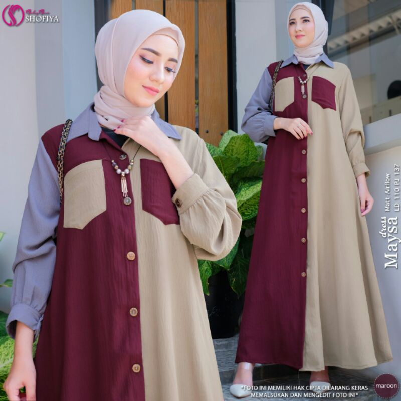 ARYANI,MAYSA,RANITA Maxi Dress Ori by Shofiya