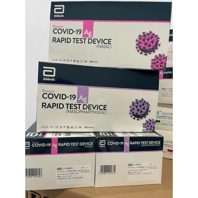 Abbott Antigen Bioquick Naso / Nasal 1 Box isi 25 Pcs