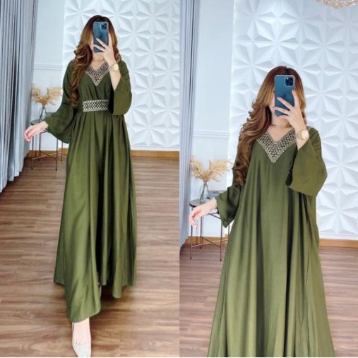 KAFTAN TSAMIRA SUPER JUMBO BUSUI (FREE BELT/BANDANA) RAYON DIAMOND PREMIUM | GAMIS TSAMYRA DST KEKINIAN DASTER ARAB CRINKLE AIRFLOW MURAH PANJANG VIRAL COD