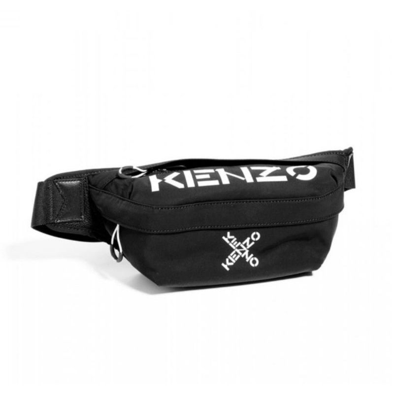 Waistbag Bumbag Crosslogo Black - Green