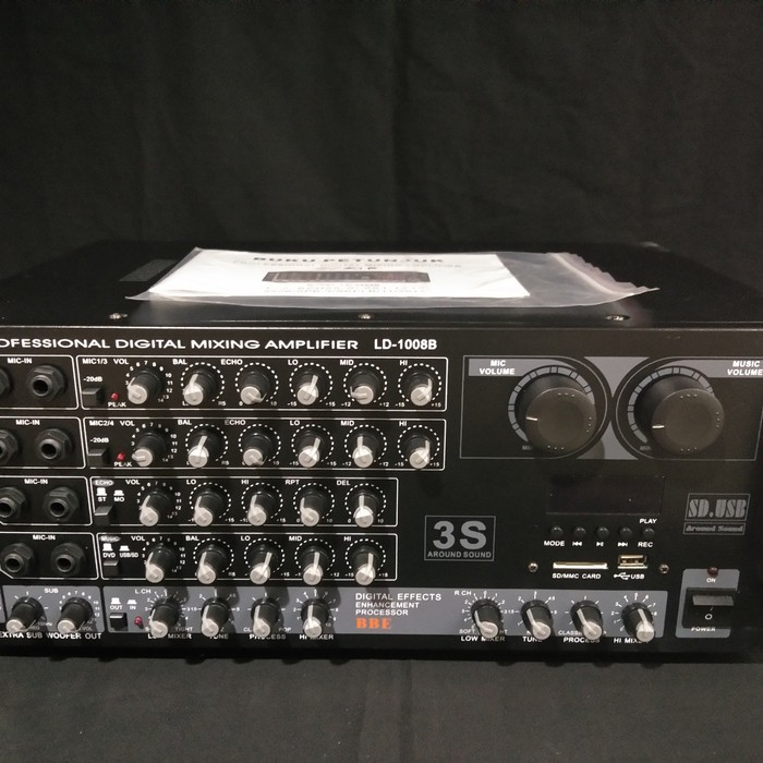 power mixer amplifier LAD 8 Channel LD-1008B