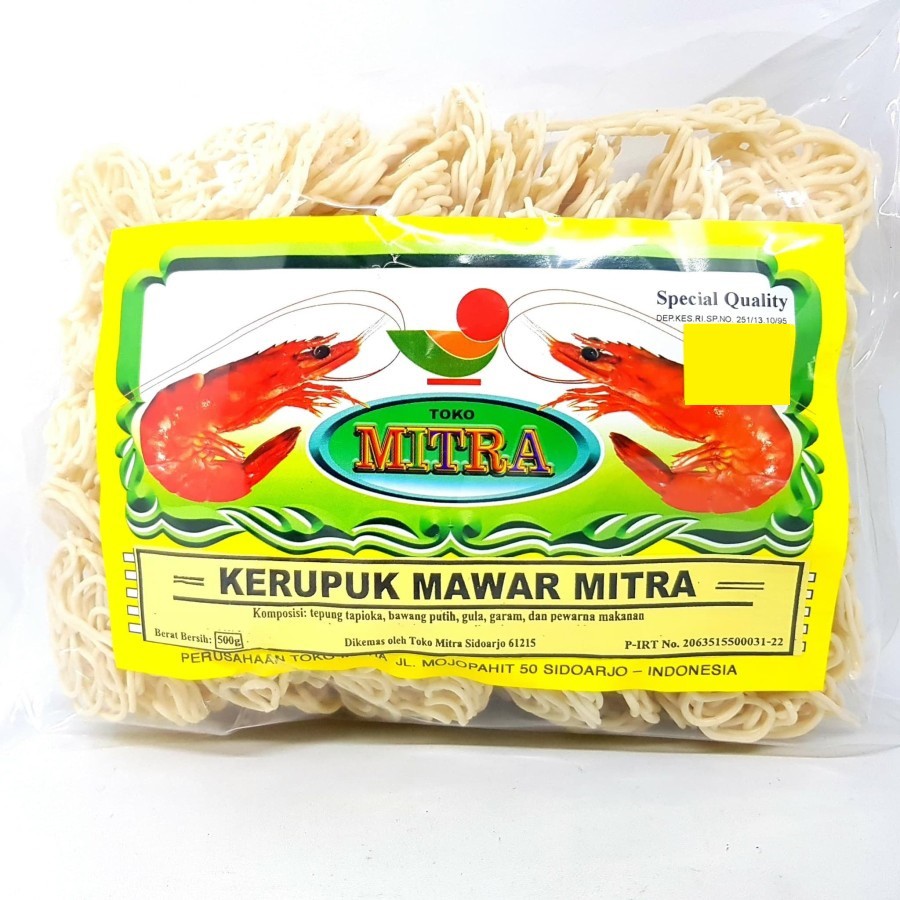 

MITRA KERUPUK MAWAR MINI 500gr | KRUPUK OLEH KHAS SIDOARJO JAWA TIMUR