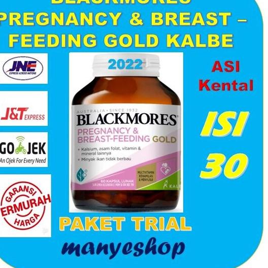 Ready Terpopuler Paket TRIAL TERMURAH ! BLACKMORES PREGNANCY &amp; BREAST-FEEDING ISI 30