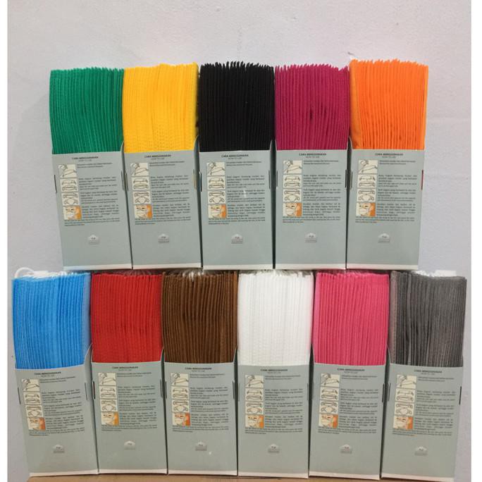 Masker Evo Plusmed 4D Warna Isi 25 - Hijau