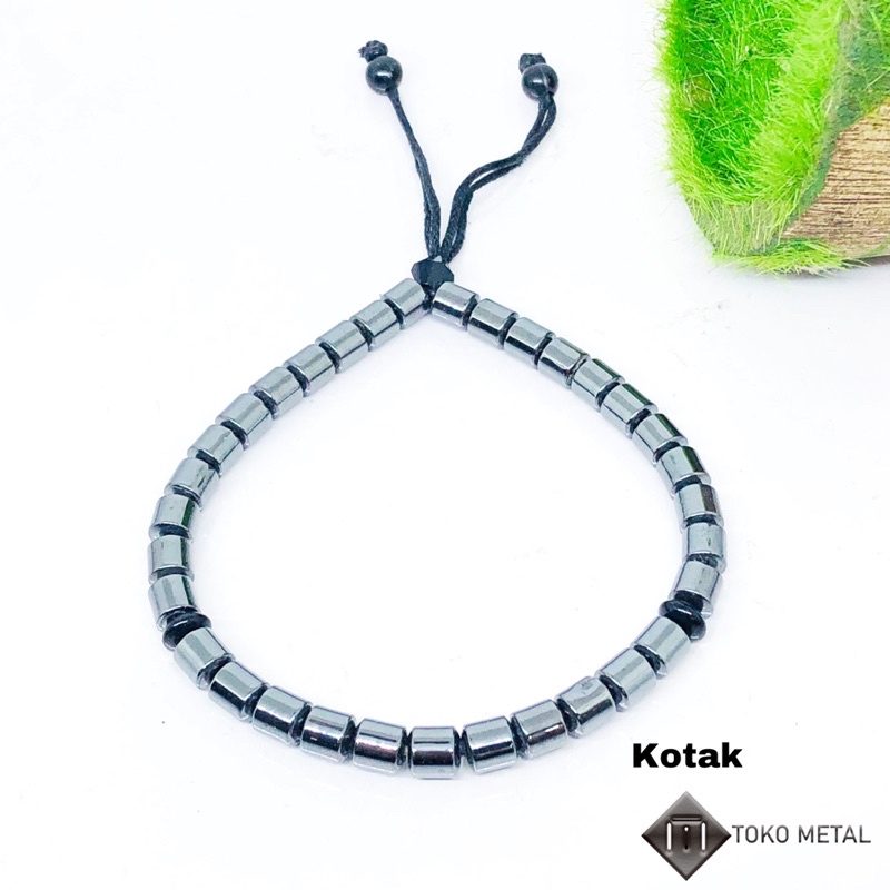 Gelang Tasbih Blustin Kotak/Bulat 33 Butir 6 mm [ Toko Metal ]