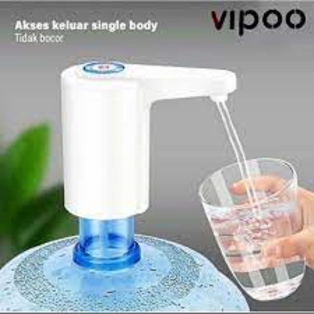 New Pompa Galon Air Minum VIPOO V-2056 Pompa Elektrik Otomatis