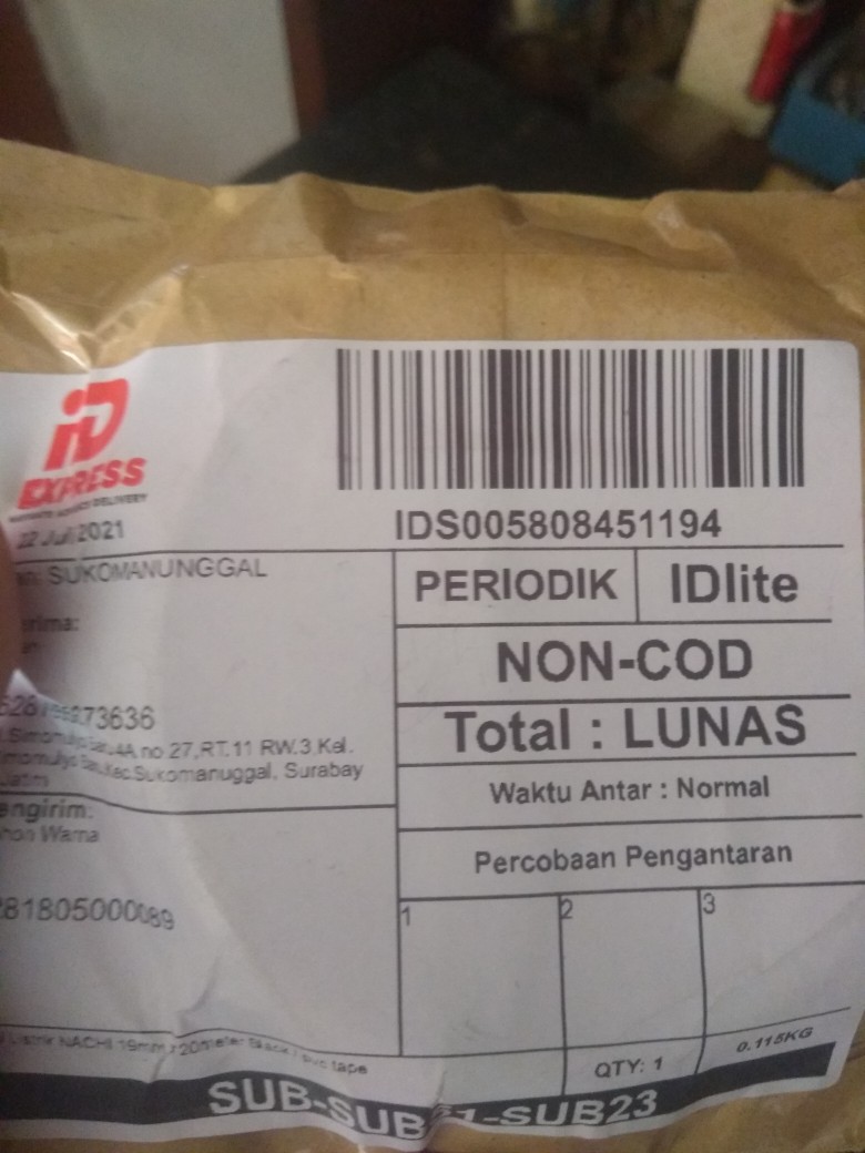 Isolasi Listrik Nachi 19mm X 20meter Black / Pvc Tape